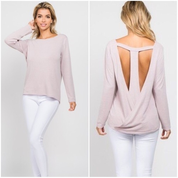 A Mermaid's Epiphany Tops - Athena | Open Back Top | Dusty Mauve